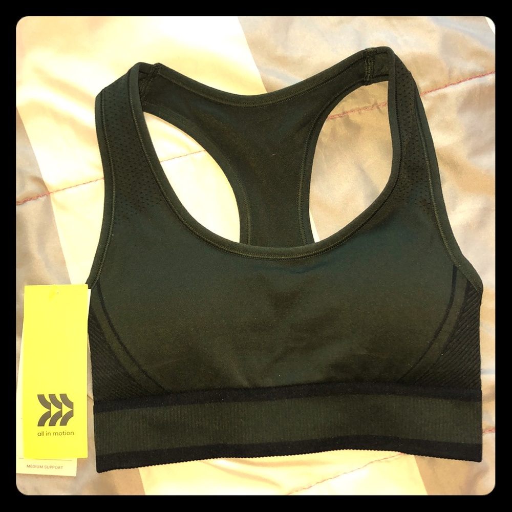 All in Motion Olive Sports Bra